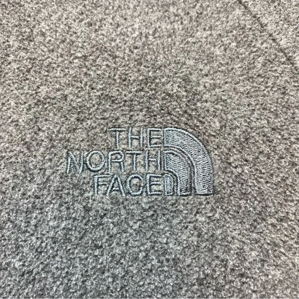 The North Face Gray Fleece Jacket Size Medium